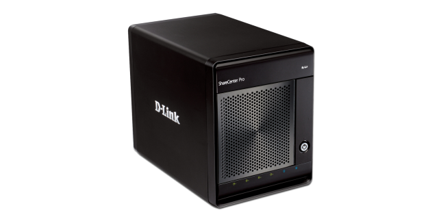 D-Link ShareCenter Pro 1100, N-Series Network Storage, 4-Bay Tower NAS + iSCSI, 2xGbE, 2xUSB, RAID 0/1/5/6, VDD