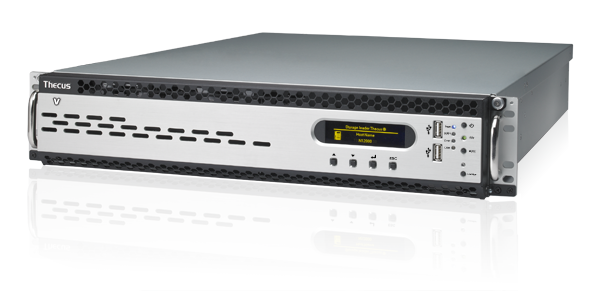 THECUS N1200V 12 Bay Xeon 10GBe Ready USB 3.0 SATA III and SAS 6G Redundant Power Supply Diskless NAS System