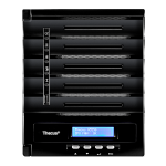 Thecus N5550 5-Bay NAS-Server Intel Atom, 1,9GHz, 2GB RAM, 1x eSATA, 1x USB 3.0)
